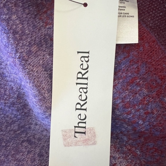 VINCE Women's Ombre Jacquard Crew Sweater L - Picture 7 of 9